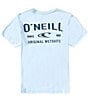 O'Neill Big Boys Short-Sleeve Layered Up T-Shirt, Color:Sky Blue Heather - Image 1