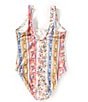 O'Neill Big Girls 7-16 Cora Floral Classic One Piece Swimsuit, Color:Multi - Image 2