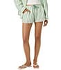 O'Neill Brenda Striped Gauze Coordinating Shorts - Image 1
