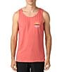 O'Neill Encircle Graphic Tank Top, Color:Hot Red - Image 2