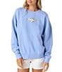 O'Neill Graphic Long Sleeve Fleece Sweatshirt, Color:Hydrangea - Image 1