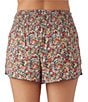 Color:Multi - Image 2 - Johnny High Rise Ditsy Floral Printed Woven Shorts