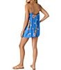O'Neill Kylin Sleeveless Floral Printed Romper, Color:Regatta Blue - Image 2