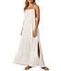 O'Neill Lisbon Embroidered Tiered Side Slit Maxi Dress, Color:Winter White - Image 1