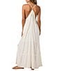 O'Neill Lisbon Embroidered Tiered Side Slit Maxi Dress, Color:Winter White - Image 2
