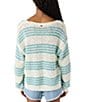 O'Neill Lyla Yarn Dyed Stripe Long Sleeve Sweater - Image 6
