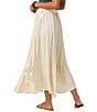 O'Neill Marnie High Rise Solid Maxi Skirt, Color:Tapioca - Image 3