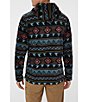 Color:Silver - Image 2 - Newman Long-Sleeve Printed Super Fleece Hoodie Poncho