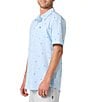 O'Neill Printed Short Sleeve Slub Woven Shirt - Image 3