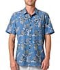 O'Neill Printed Short Sleeve Slub Woven Shirt - Image 1