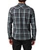 O'Neill Redmond Yarn Dyed Plaid Long Sleeve Flannel Shirt, Color:Graphite - Image 2