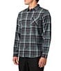 O'Neill Redmond Yarn Dyed Plaid Long Sleeve Flannel Shirt, Color:Graphite - Image 3