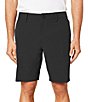 Color:Black - Image 1 - Reserve Heather 19#double; Outseam Hybrid Shorts