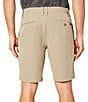 Color:Khaki - Image 2 - Reserve Heather 19#double; Outseam Hybrid Shorts