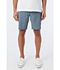 Color:Navy - Image 1 - Reserve Heather 19#double; Outseam Hybrid Shorts