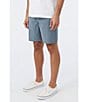 Color:Navy - Image 3 - Reserve Heather 19#double; Outseam Hybrid Shorts