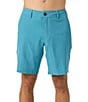 O'Neill Reserve Solid Heather 19#double; Outseam Hybrid Shorts, Color:Heather Storm - Image 1