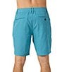 O'Neill Reserve Solid Heather 19#double; Outseam Hybrid Shorts, Color:Heather Storm - Image 2