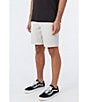 Color:Fog - Image 3 - Reserve Heather 19#double; Outseam Hybrid Shorts