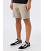O'Neill Reserve Light Check 19#double; Outseam Shorts, Color:Dark Khaki - Image 3