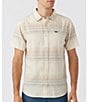 Color:Cream - Image 1 - Seafaring Stripe Short Sleeve Woven Shirt