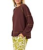 O'Neill Seamed French Terry Pullover Top - Image 3