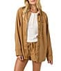 O'Neill Sevie Patch Pocket Long Sleeve Twill Shacket - Image 4