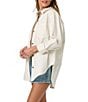 O'Neill Sevie Patch Pocket Long Sleeve Twill Shacket - Image 3