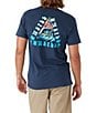Color:Navy - Image 1 - Short Sleeve El Jefe Back Graphic T-Shirt
