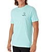 Color:Turquoise - Image 2 - Short Sleeve Skate Bones Graphic T-Shirt