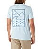 Color:Heather Grey/Blue - Image 1 - Short Sleeve TRVLR UPF Stable Graphic T-Shirt