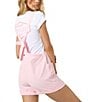 O'Neill Summerlin Sleeveless Linen-Blend Romper, Color:Fairy Tale Pink - Image 2