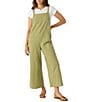 O'Neill Summerlin Sleeveless Linen Blend Overall Jumper, Color:Moss Stone - Image 1