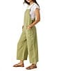 O'Neill Summerlin Sleeveless Linen Blend Overall Jumper, Color:Moss Stone - Image 3
