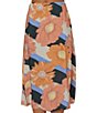 Color:Multi - Image 2 - Trish Floral Stripe Mixed-Media Skirt