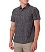 O'Neill TRVL Perforated Print Short Sleeve Woven Shirt - Image 3