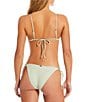 O'Neill Willow Weave Solid Texture Triangle Swim Top & Tie Side Hipster Swim Bottom - Image 2