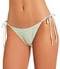O'Neill Willow Weave Solid Texture Triangle Swim Top & Tie Side Hipster Swim Bottom - Image 5