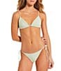 O'Neill Willow Weave Solid Texture Triangle Swim Top & Tie Side Hipster Swim Bottom - Image 1