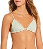 O'Neill Willow Weave Solid Texture Triangle Swim Top - Image 1