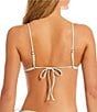O'Neill Willow Weave Solid Texture Triangle Swim Top - Image 2