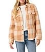 O'Neill Zuma Plaid Long Sleeve High Pile Jacket - Image 1