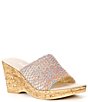 Onex Bianca Cork Slide Wedge Sandals - Image 1