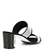 Color:Black - Image 2 - Hanna Rhinestone Embellished Slide Dress Sandals