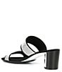 Color:Black - Image 3 - Hanna Rhinestone Embellished Slide Dress Sandals