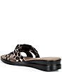 Onex Lino Banded Slip On Wedge Sandals - Image 3
