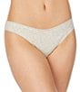 Color:Heather Grey - Image 1 - Cabana Cotton Low Rise Thong