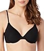 Color:Black - Image 1 - Next to Nothing Underwire Adjustable T-Shirt Bra