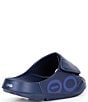 OOFOS Men's OOahh Sport Flex Washable Pool Slide Sandals, Color:Navy - Image 2