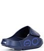 OOFOS Men's OOahh Sport Flex Washable Pool Slide Sandals, Color:Navy - Image 3